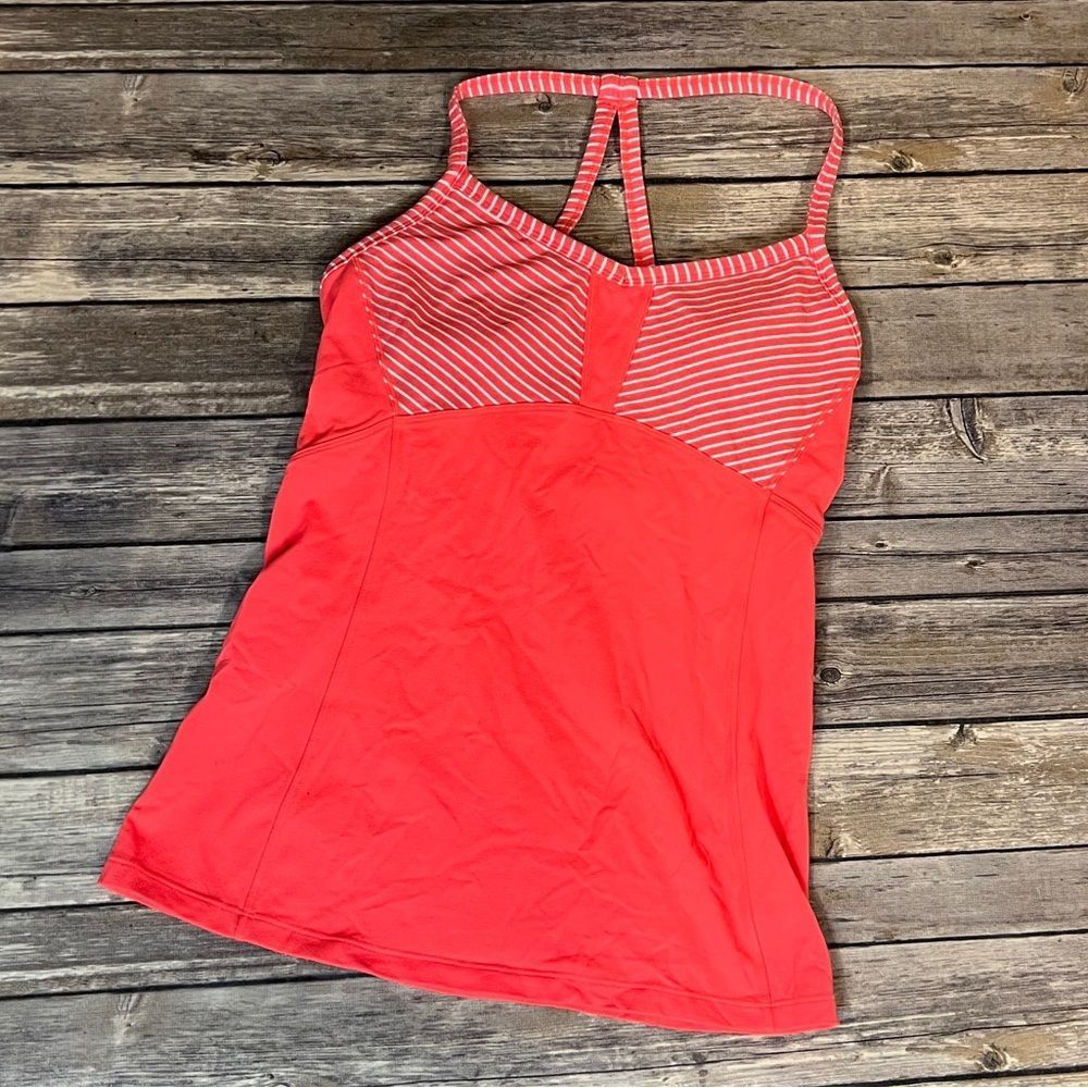 Athleta Orange Running Tank, Size Small